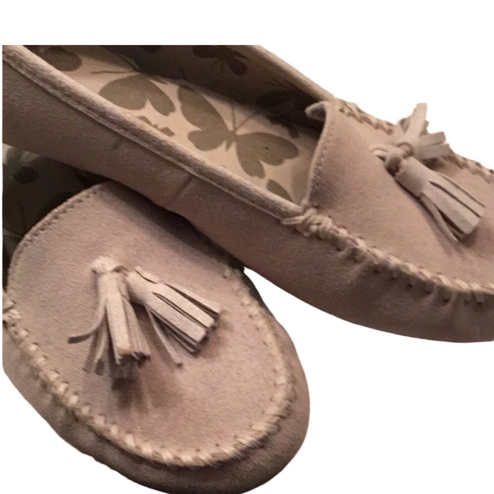 Lands End Suede tasseled Loafers - Picture 1 of 11